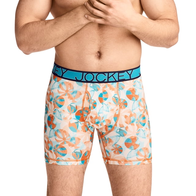 Jockey Men's Active Microfiber 5" Boxer Brief