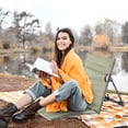 thumbnail image 4 of Folding Chairs Camping Outdoor Folding Chair Portable Ultra Light Folding Chair Fishing Chair Camping Backrest Seating Chair Camping Mazar Outdoor Folding Chair, 4 of 6