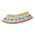 thumbnail image 2 of Curved Shower Mat Washable Foot Rug Household Floor Rug Water Absorbent Bathroom Multicolor, 2 of 9