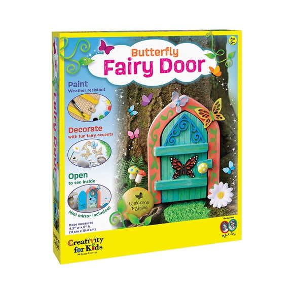 Creativity for Kids Butterfly Fairy Door Arts and Crafts for Children
