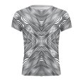 thumbnail image 5 of Machine à Imprimer des T-Shirts Mode Homme Été Col T-Shirt Motif Impression 3D Manches Courtes, 5 of 5