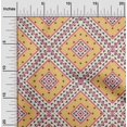 thumbnail image 1 of oneOone Viscose Chiffon Fabric Diamond|Triangle & Check Geometric Print Fabric By Yard 42 Inches Wide, 1 of 4