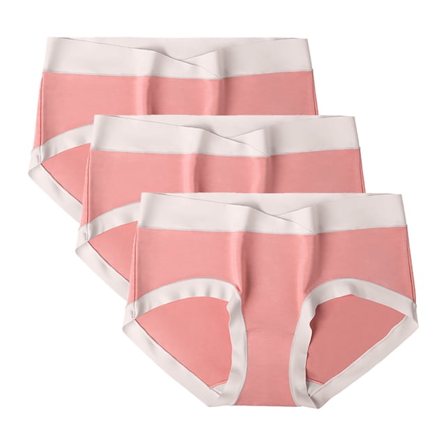 GigrtiJin Womens Multipack Cotton Underwear Mid Rise Seamless Invisible Briefs Strench Sweatproof Underpants 3 Pack