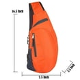 thumbnail image 1 of Men‘S Multiple Compartment Chest Sling Packs Shoulder Cross Body Bag Cycle Day Packs Satchel Backpack, 1 of 6