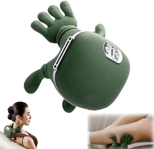 Massage Master for Shoulder, Shiatsu Back and Neck Massager for Neck, Lower Abdominal, discomfort Relief Deep Tissue with 3-Speed Adjustment Gifts for Women, Men, Mom and Dad