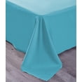 thumbnail image 4 of the Season Essentials Wrinkle Free Sheet Sets with Deep Pockets & Stain Resistant, 4 pc, 1800 Thread Count Bamboo Based, Aqua, California King, 4 of 11
