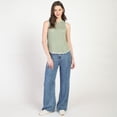 thumbnail image 3 of Bloom Girl Contrast Knit Sweater Tank, Sizes XS-XL, 3 of 4