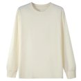 thumbnail image 1 of Yuyuzo Chandails en Molleton pour Femmes Manches Longues Col Rond Décontracté Confortable Automne Hiver Chandail Oversize, 1 of 2