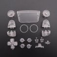 thumbnail image 1 of Replacement Buttons Set D-Pad L1 R1 L2 R2 Trigger Button Key Accent Ring For PS5 V3.0 BDM-030 Controller clear, 1 of 6