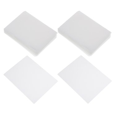 KAKOWELY football card sleeves 2 Bags Card Sleeves Plastic Baseball Card Sleeves Clear Collectible Card Covers Trading Card Sleeve Protectors for Safe Storage Board Games (50/Bag)