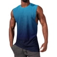 thumbnail image 1 of NTACZA Débardeurs Homme Sans Manches Athlétique Basique T-Shirt Col Rond Dégradé Sport T-Shirts Homme TTG, 1 of 5