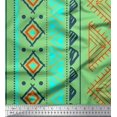 thumbnail image 1 of Soimoi Viscose Chiffon Fabric Aztec Geometric Decor Fabric Printed Yard 42 Inch Wide, 1 of 3