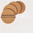 thumbnail image 3 of CNKOO 4-Pack Cork Potholders for Kitchen - Heat Resistant Cork Trivets for Hot Dishes  Pots  and Pans - Round Cork Hot Pads for Table and Countertop Protection - Christmas Holiday Decor, 3 of 7