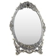 thumbnail image 3 of Desktop Makeup Mirror, Retro Desktop Makeup Mirror Decorative With Stand For Dressers For Gift Copper, 3 of 8