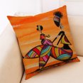 thumbnail image 1 of Boovnll Throw Pillow Covers, Stylish Cozy & Soft Home Pillow Character Style Painting Pattern Pillowcase Home Decor, Pillow Covers 18X18, Pillow Covers, 1 of 3