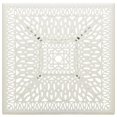 thumbnail image 2 of vidaXL Table de Jardin Blanche 90x90x73 cm en Aluminium Moulé, 2 of 4