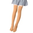 thumbnail image 1 of Dress Socks for Girls ,Children's Solid Color Mid-Calf Length Dance Knee-High Socks, 1 of 4