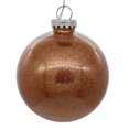 thumbnail image 1 of Vickerman N211558 Boule Transparente Pailletée Or Rose de 6 Po - 4 par Sac, 1 of 3