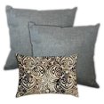thumbnail image 1 of Joita Shadows la Nuit Coussins d'Extérieur en Polyester Gris (Lot de 3), 1 of 5