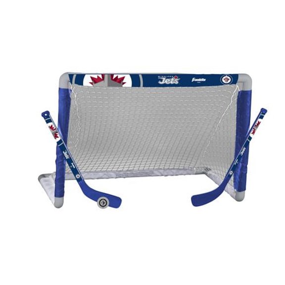 Jets Mini Hockey Goal Set