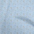 thumbnail image 1 of oneOone Georgette Viscose Light Blue Fabric Floral Fabric For Sewing Printed Craft Fabric By The Yard 42 Inch Wide, 1 of 4