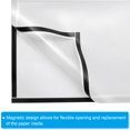 thumbnail image 3 of Unique Bargains 12"x17" Magnetic Display Frame A3 Adhesive Magnetic Sign Holder Silver 5 Pack, 3 of 5