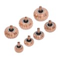 thumbnail image 1 of ANGGREK Watch Crown Replacement,7Pcs Watch Crown Replacement Rose Gold Diversified Size Lightweight Portable Durable Watch Crown Parts,Watch Repair Tools, 1 of 8