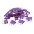 thumbnail image 1 of Unique Bargains  30 Pcs 3A Car Truck Automotive Fast Acting  Fuse Purple FH0735, 1 of 3