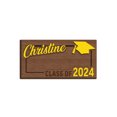 thumbnail image 2 of Thinsony Graduation Gift Cash Holder Wooden Envelope Wallet Safe 2024 Graduation Money yellow, 2 of 6
