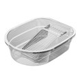 thumbnail image 3 of veasfak Basin Basin, Portable Plastic Washing Clothes Bucket with Basin, Cleaning Basin, Transparent, 3 of 9
