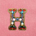 thumbnail image 3 of Christmas Letters Keychain 26 Letters Rhinestone Pendant, 3 of 8