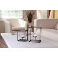 thumbnail image 2 of hometrends Black Cube Candle Holder Giftbox, 2 of 4