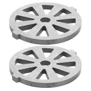 KAKOWELY meat mixer 2pcs Meat Grinder Blades Plate Discs Stainless Steel Food Knife Cutter Meat Grinder Replacement Parts For Stand Mixer Accessories2.28"X2.28"X0.16"