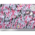 thumbnail image 3 of Soimoi Poly Georgette Fabric Animal Skin Texture Printed Fabric 1 Yard 42 Inch Wide, 3 of 3