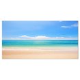 thumbnail image 2 of Cloudy Horizon Over Beach - Seashore Photo Canvas Print, 2 of 3