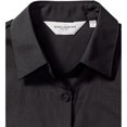 thumbnail image 3 of Russell Collection Ladies/Womens Short Sleeve Poly-Cotton Easy Care Poplin Shirt, 3 of 7