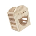 thumbnail image 4 of Yinanstore Natural Wooden Rabbit Hay Rack Food Dispenser Manger Hay Feeder Hanging Hay Dispenser for Rabbits Small Animals Bunny Chinchilla Less Wasted, 4 of 6