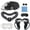Noir, variante sur DEBGFS Casque VR Noir Lunettes VR avec Poignée Accessoires VR Haut de Gamme en Silicone Blanc,Noir