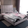 thumbnail image 4 of Marble Bed Sheets Set Stone Pattern Sheet Set Retro Artwork Style Sheets Watercolor Marbling Texture Top Sheet Queen Size With 2 Pillow Cases, 4 of 7