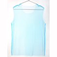 thumbnail image 2 of Lefu Men See Through Fishnet Tank Top Vest Breathable Gym Mesh T-Shirt Party Clubwear, 2 of 9