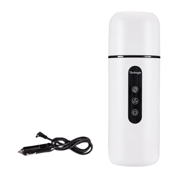 GROWTH TANK 12V/24V Car Kettle Boiler Portable for Beverage Brewing Coffee Heating Water white