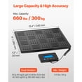 thumbnail image 2 of KFFKFF Digital Postal Scale, 0.7 oz/3.5 oz Dual Accuracy, 660 lbs Commercial Weight Scale with Hold/Tare Function & LCD Display, 2 of 9