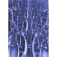 thumbnail image 1 of Ahgly Company Machine Washable Indoor Rectangle Transitional Sky Blue Area Rugs, 7' x 9', 1 of 7