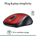 thumbnail image 3 of LogitechSouris Sans Fil Pleine Taille Ambidextre avec Récepteur USB Argent, 3 of 7