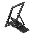 thumbnail image 4 of Support de Téléphone Mobile Réglable pour Bureau Pliable en Alliage d'Aluminium Support de Téléphone de Bureau Support Tablette Noir, 4 of 14