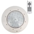 thumbnail image 1 of Underwater Light, IP68 Waterproof Adjustable Brightness Swimming Pool Light 12 V Safe Voltage With 18 Key Remote Control For Aquarium For Pond For Swimming Pool 12W 1200LM, 1 of 8