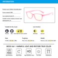 thumbnail image 4 of lionlar Lunettes de Mode Anti-Lumière Bleue en Silicone Enfants Monture Rouge Protection, 4 of 9