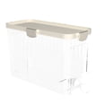 thumbnail image 2 of Distributeur de Boissons pour Réfrigérateur 4 L, Pichet d'Eau Froide Transparent avec Robinet et Couvercle, Contenant de Rangement pour Boissons Étanche, ABS, Blanc, 2 of 6