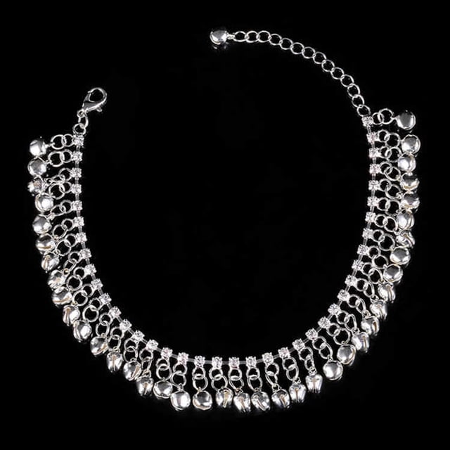 Foot Decoration Jewelry Adjustable Vintage Style Bell Foot Anklet Charm Anklet