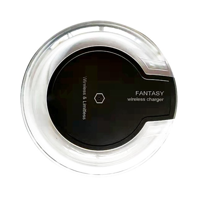 Wireless Charger for iOS/Android Phones Portable Wireless Charging Pad Flexible Power Supply Triple Protection, Black